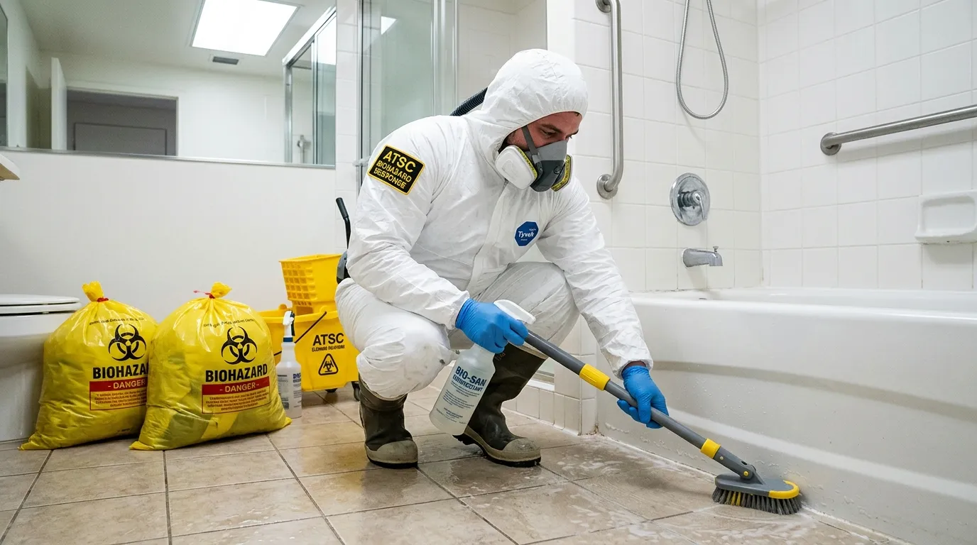 Decontamination equipment deployed for Blood Cleanup in Marbletown